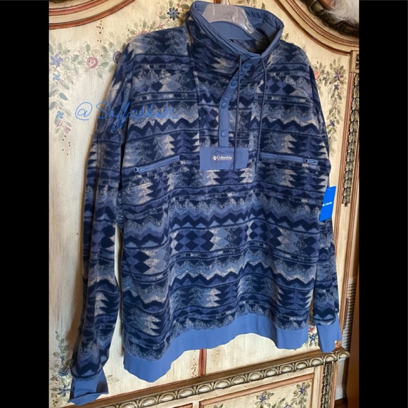 NWT Columbia Fleece Jacket Powder Keg XXL BIG TALL - Picture 2 of 2